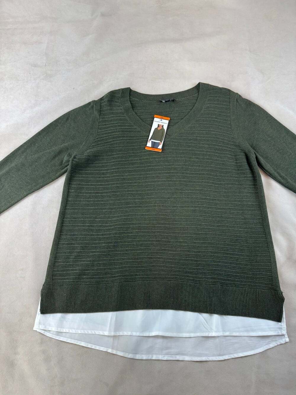 Hilary Radley pull over knit sweater